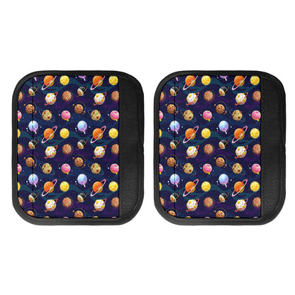 Food Planets Pattern Print Handle Covers