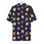 Food Planets Pattern Print Hawaiian Shirt