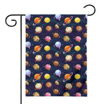 Food Planets Pattern Print House Flag