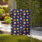 Food Planets Pattern Print House Flag