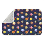 Food Planets Pattern Print Indoor Door Mat
