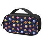 Food Planets Pattern Print Insulin Cooler Travel Case