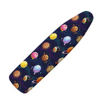 Food Planets Pattern Print Ironing Board Cover