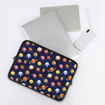 Food Planets Pattern Print Laptop Sleeve