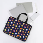 Food Planets Pattern Print Laptop Sleeve With Handle