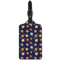 Food Planets Pattern Print Luggage Tag