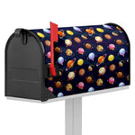 Food Planets Pattern Print Mailbox Cover