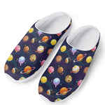 Food Planets Pattern Print Mesh Casual Shoes
