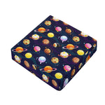 Food Planets Pattern Print Outdoor Seat Cushion Cover