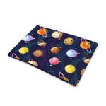 Food Planets Pattern Print Pet Cooling Mat Cover