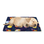 Food Planets Pattern Print Pet Cooling Mat Cover