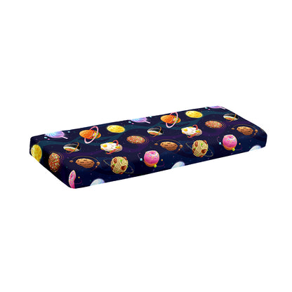 Food Planets Pattern Print Piano Keyboard Cover
