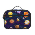 Food Planets Pattern Print Portable Lunch Bag
