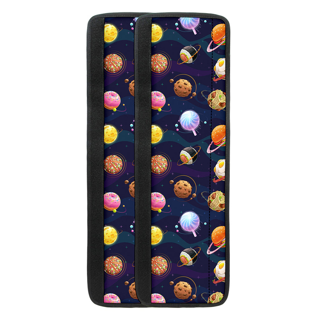 Food Planets Pattern Print Refrigerator Handle Covers