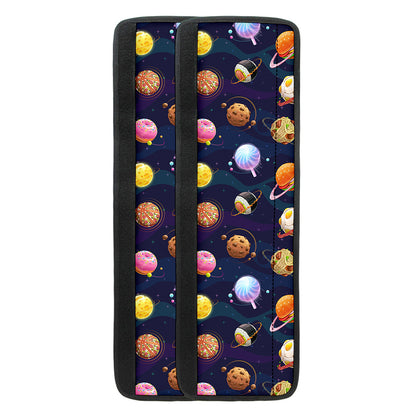Food Planets Pattern Print Refrigerator Handle Covers
