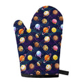 Food Planets Pattern Print Single Oven Mitt