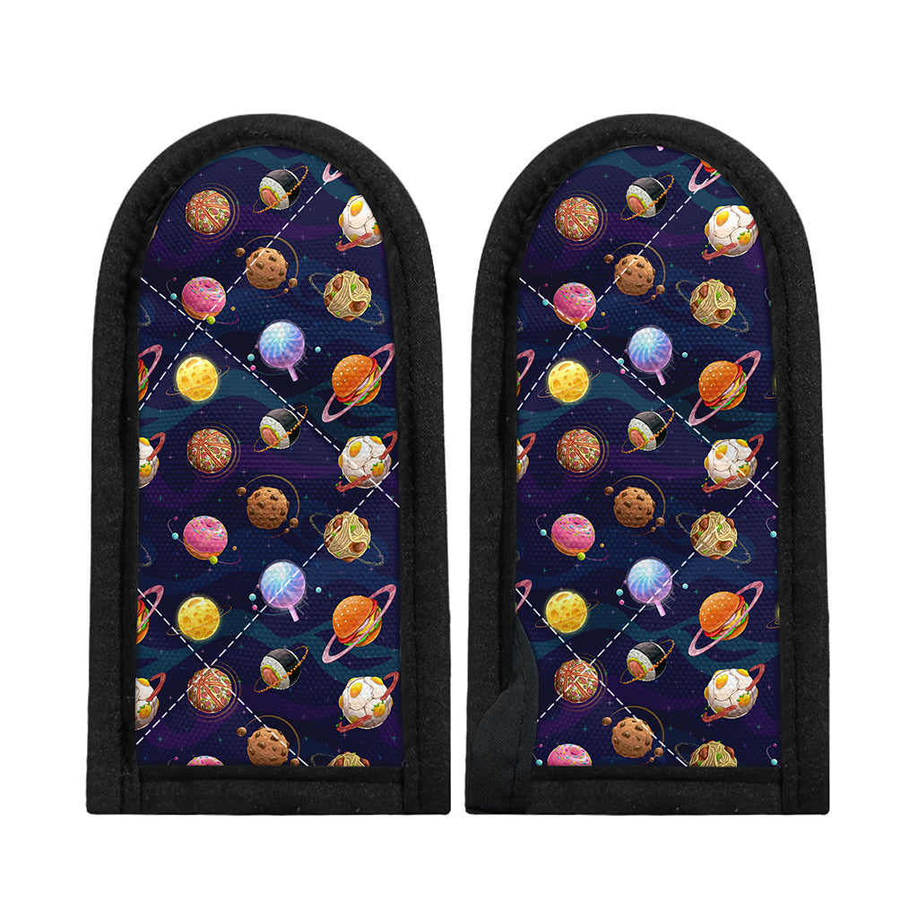 Food Planets Pattern Print Skillet Handle Cover