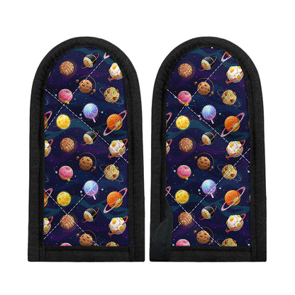 Food Planets Pattern Print Skillet Handle Cover