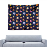 Food Planets Pattern Print Tapestry