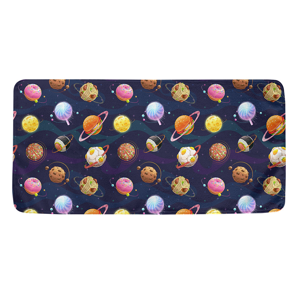 Food Planets Pattern Print Towel