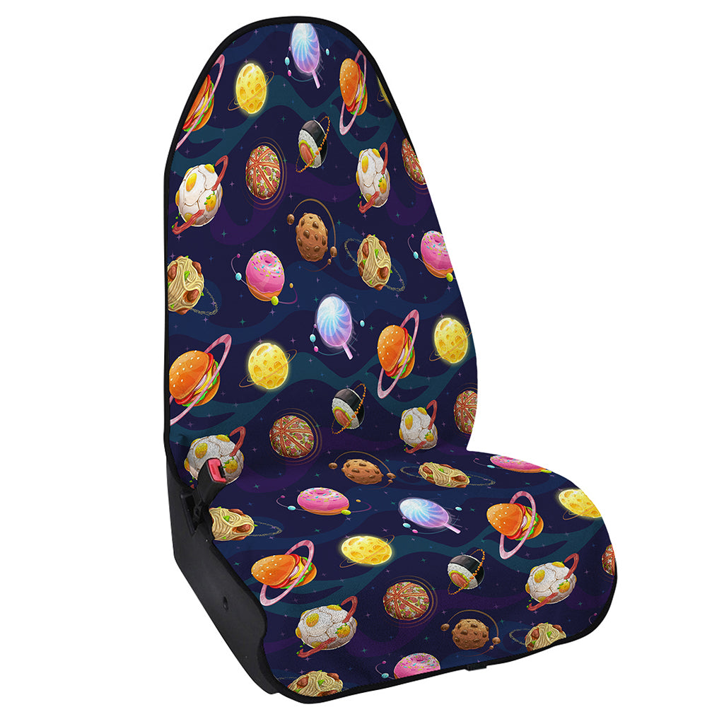 Food Planets Pattern Print Waterproof Car Seat Cover