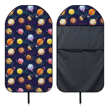 Food Planets Pattern Print Waterproof Car Seat Cover