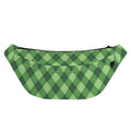 Forest Green Argyle Pattern Print Fanny Pack