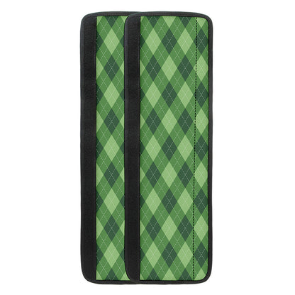 Forest Green Argyle Pattern Print Refrigerator Handle Covers