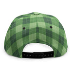 Forest Green Argyle Pattern Print Snapback Cap