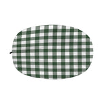 Forest Green Buffalo Check Pattern Print Car Side Mirror Covers