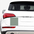 Forest Green Buffalo Check Pattern Print Car Sticker