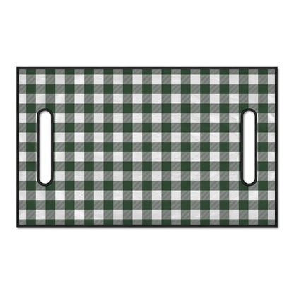 Forest Green Buffalo Check Pattern Print Golf Cart Seat Cover