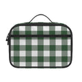 Forest Green Buffalo Check Pattern Print Portable Lunch Bag