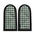 Forest Green Buffalo Check Pattern Print Skillet Handle Cover