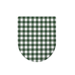 Forest Green Buffalo Check Pattern Print Toilet Lid Cover