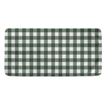 Forest Green Buffalo Check Pattern Print Towel