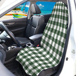 Forest Green Buffalo Check Pattern Print Waterproof Car Seat Cover