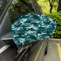 Forest Green Camouflage Print Car Side Mirror Covers