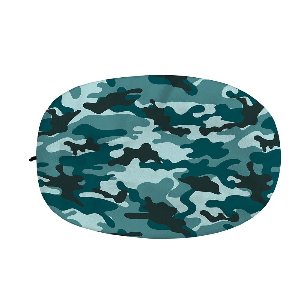 Forest Green Camouflage Print Car Side Mirror Covers