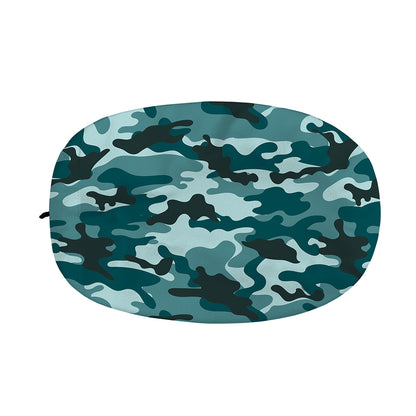Forest Green Camouflage Print Car Side Mirror Covers