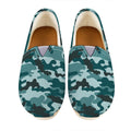 Forest Green Camouflage Print Casual Shoes