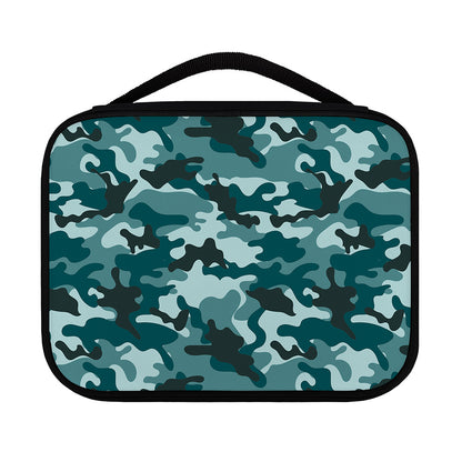 Forest Green Camouflage Print Classic Bible Case