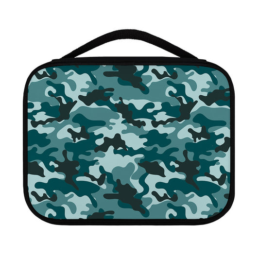 Forest Green Camouflage Print Classic Bible Case