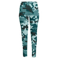 Forest Green Camouflage Print High-Waisted Pocket Leggings