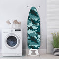Forest Green Camouflage Print Ironing Board Cover