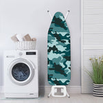 Forest Green Camouflage Print Ironing Board Cover