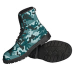 Forest Green Camouflage Print Backpack