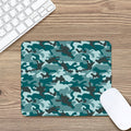 Forest Green Camouflage Print Mouse Pad