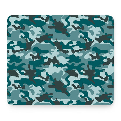 Forest Green Camouflage Print Mouse Pad