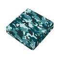 Forest Green Camouflage Print Outdoor Seat Cushion Cover